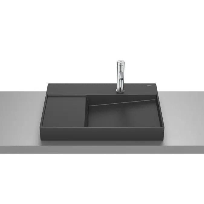 Horizon Over countertop vitreous china basin with taphole