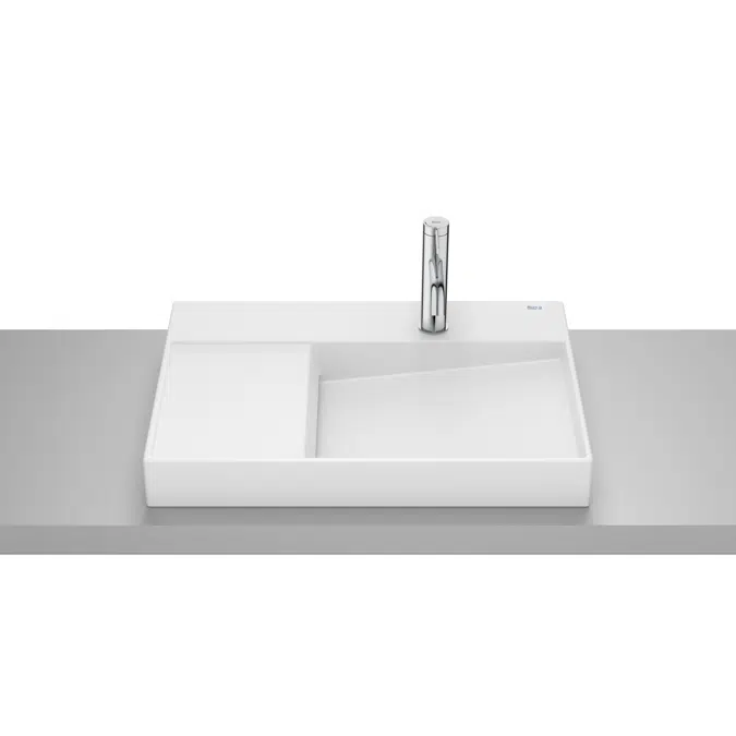 Horizon Over countertop vitreous china basin with taphole