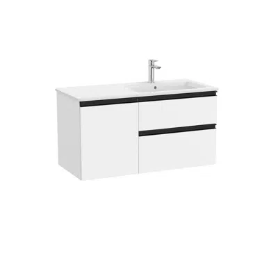 Image for The Gap Unik (base unit with two drawers, one door and slim basin on the right)