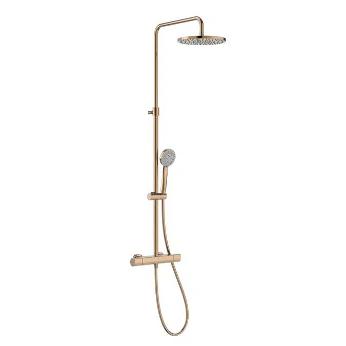 Even Shower column Round (not available in chrome, not extendable)
