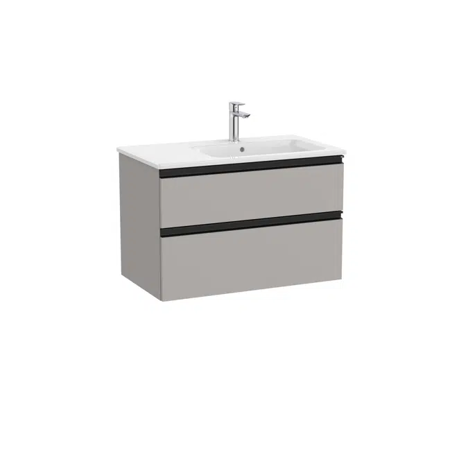 The Gap Unik (base unit with two drawers and right hand basin)