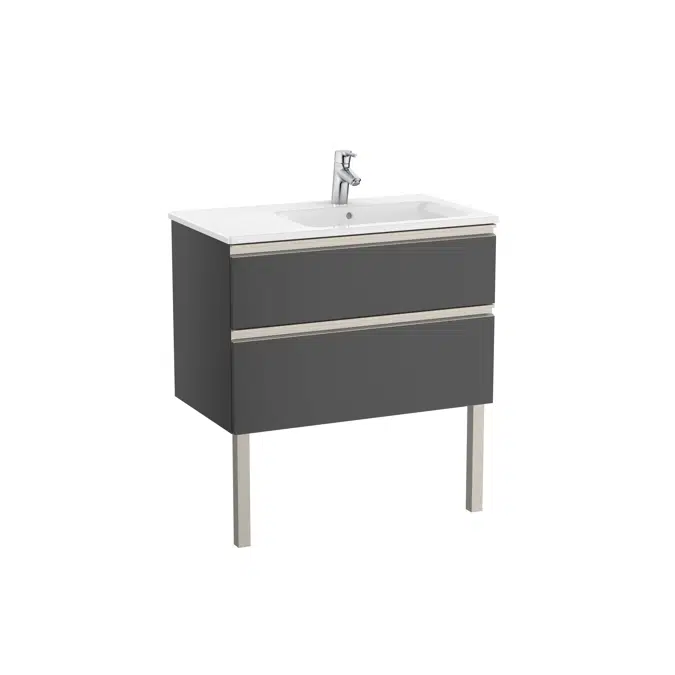 The Gap Unik (base unit with two drawers and right hand basin)