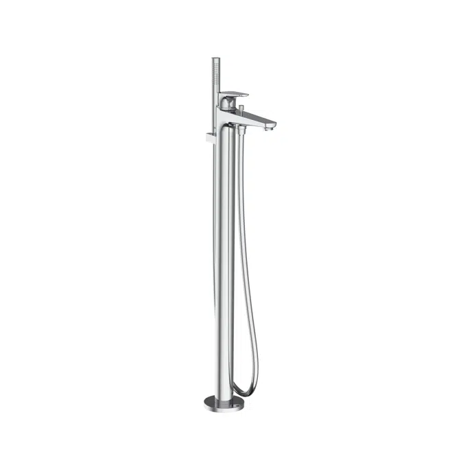 Atlas Freestanding bath-shower column