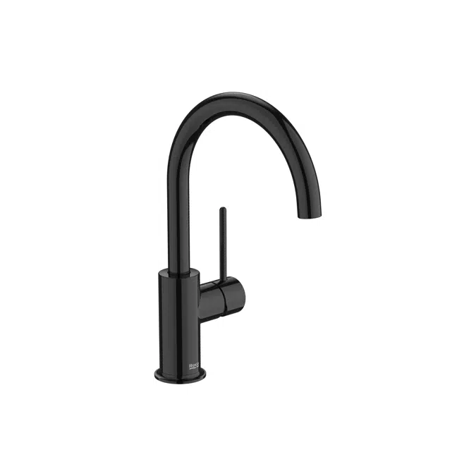 Nu  Basin mixer smooth body, integrated lateral Pin handle  L-SIZE