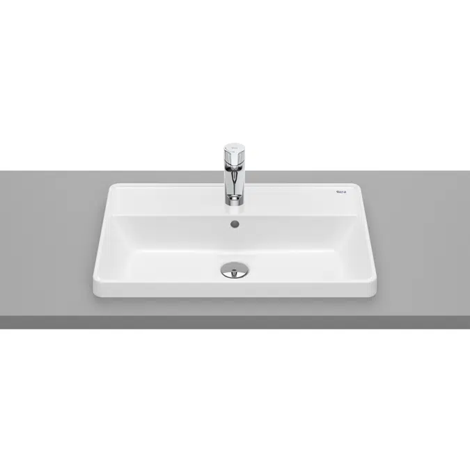 THE GAP SQUARE - Countertop washbasin with tap hole