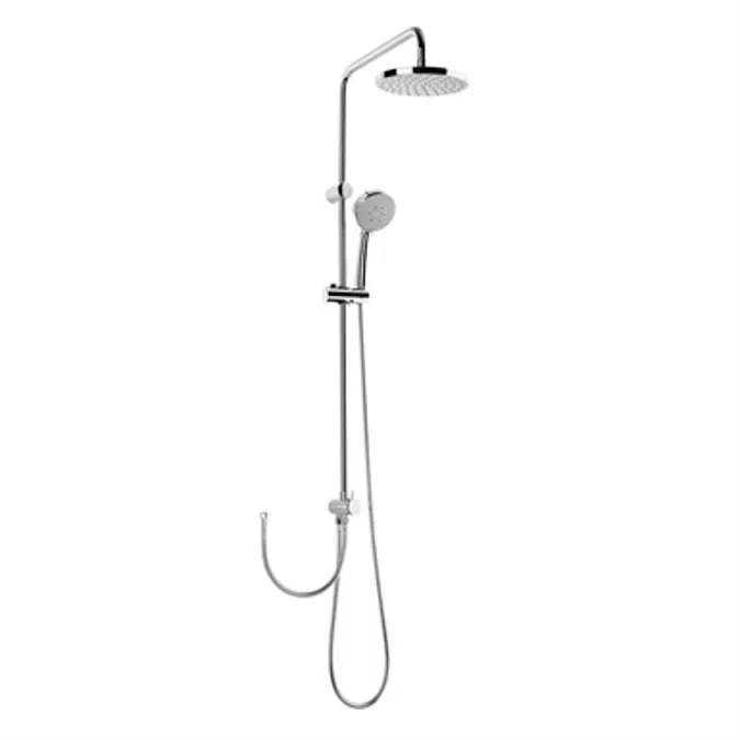 BIM objects - Free download! Victoria Bath-shower thermostatic shower  column