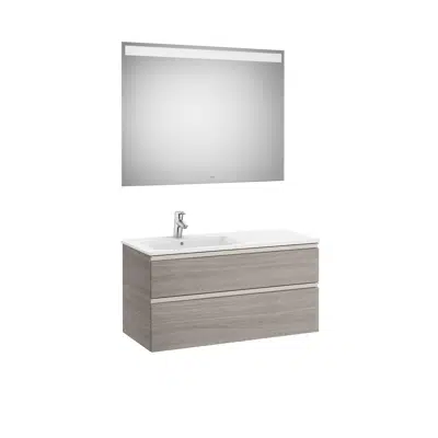 Image for THE GAP 1005 Pack  (base unit 2 drawers, left hand basin and LED mirror)