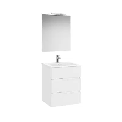 Image for Victoria-N. Pack - base unit with three drawers, legs, basin, Luna mirror and Starlight LED spotlight