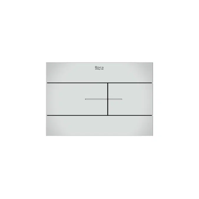 In-Wall Systems PS2 Dual - Dual flush operating plate for Roca S installation systems. Cable technology. No tools required for installation