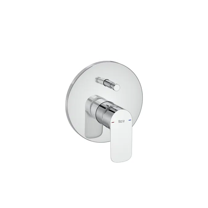 CALA Built-in bath-shower mixer with automatic diverter and 2 outlets