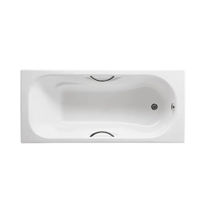 MALIBU 1600x750 Bath w/ antislip base and grips