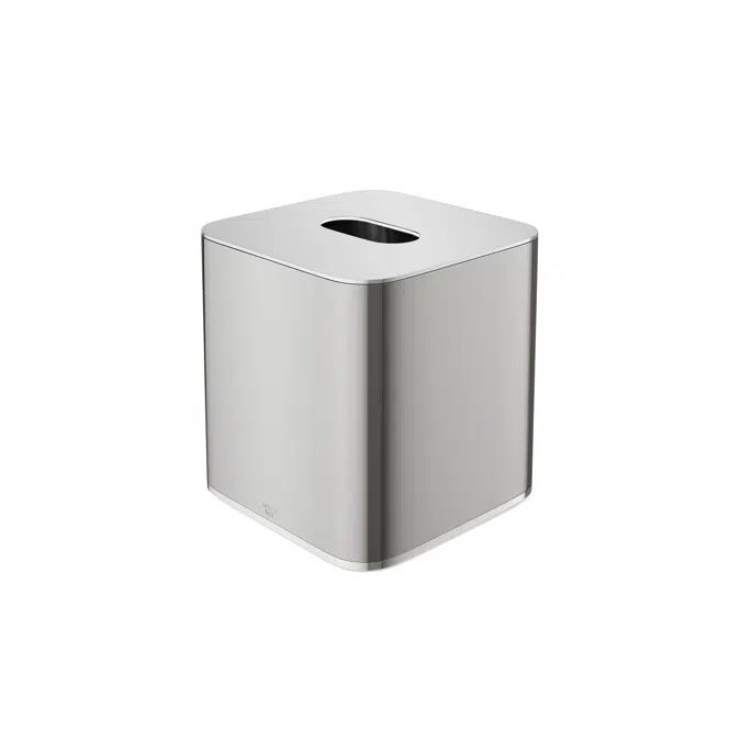 BAIA - Tissue box Greige + Greige shiny cover & base ring