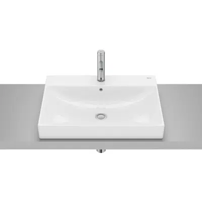 รูปภาพสำหรับ Ona  In countertop  FINECERAMIC® basin with taphole
