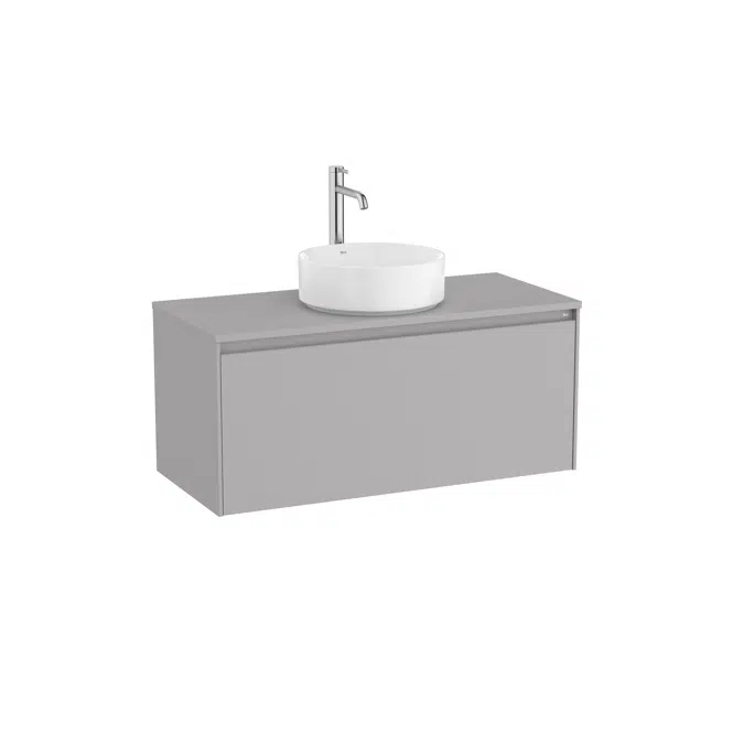 ONA Base unit for over countertop basin with one drawer