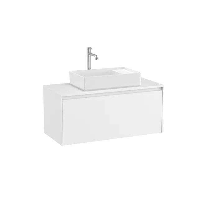 ONA Base unit for over countertop basin with one drawer