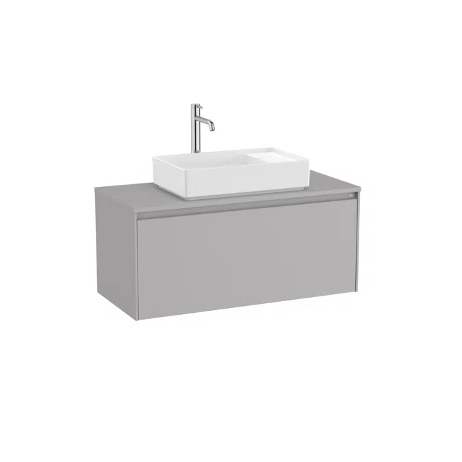 ONA Base unit for over countertop basin with one drawer