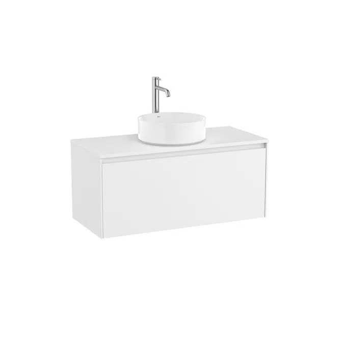 ONA Base unit for over countertop basin with one drawer