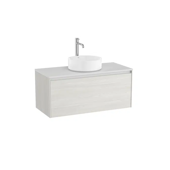 ONA Base unit for over countertop basin with one drawer