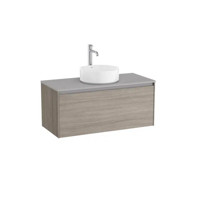ONA Base unit for over countertop basin with one drawer