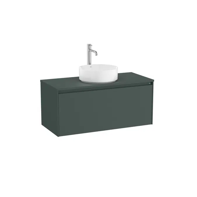 ONA Base unit for over countertop basin with one drawer