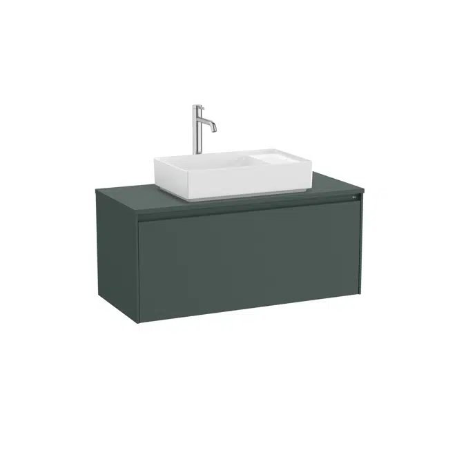 ONA Base unit for over countertop basin with one drawer