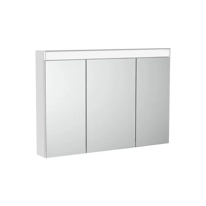 EIDOS 1000 Mirror cabinet with light and socket