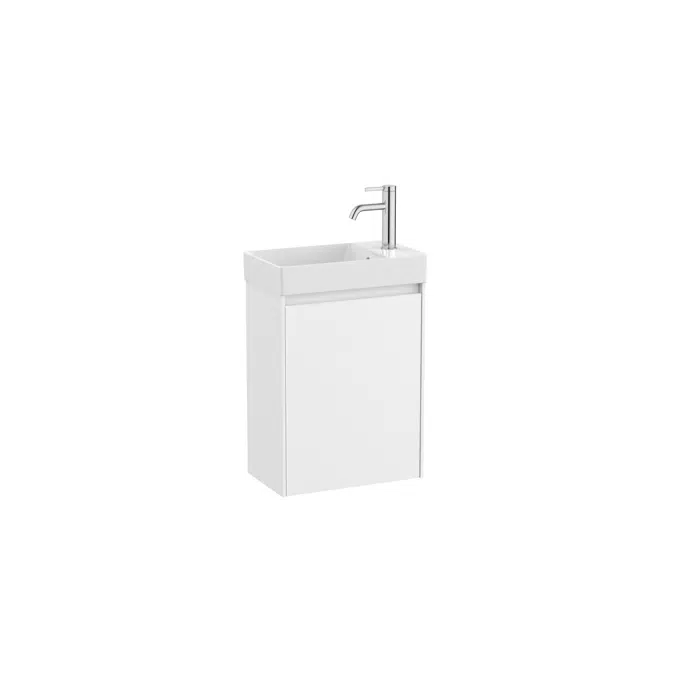 ONA Unik (compact base unit with one door and left hand basin)