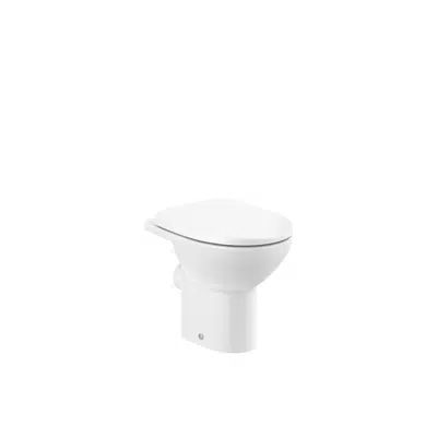 afbeelding voor Victoria Single floorstanding Roca Rimless® WC with horizontal outlet. 4,5/3L dual flush. To be installed with Duplo One /Basic Tank cisterns