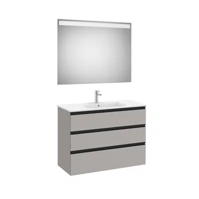 Image pour The Gap Pack (base unit with three drawers, basin and LED mirror)