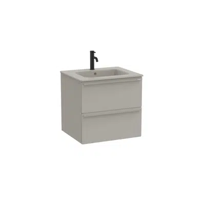 Immagine per Volia - Unik - Base unit with two drawers and ceramic basin in matching finish