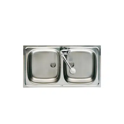 J 900 Double bowl kitchen sink için görüntü