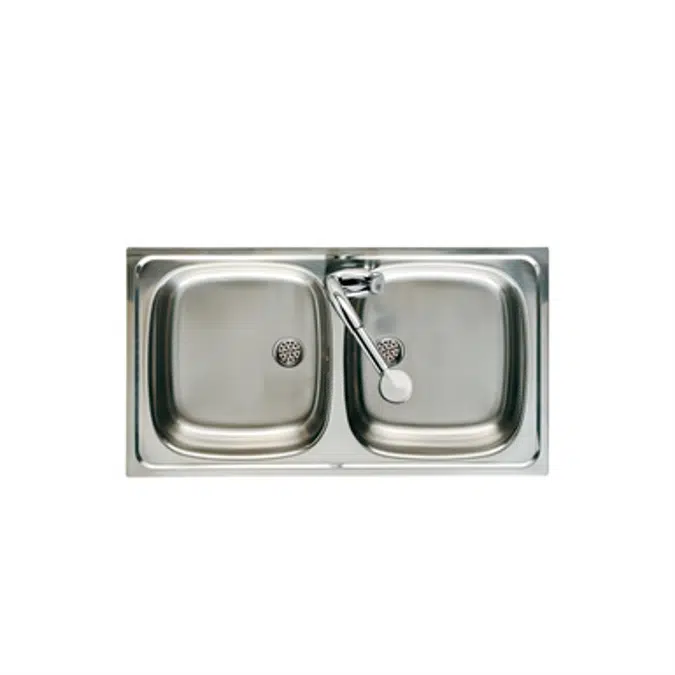 J 900 Double bowl kitchen sink