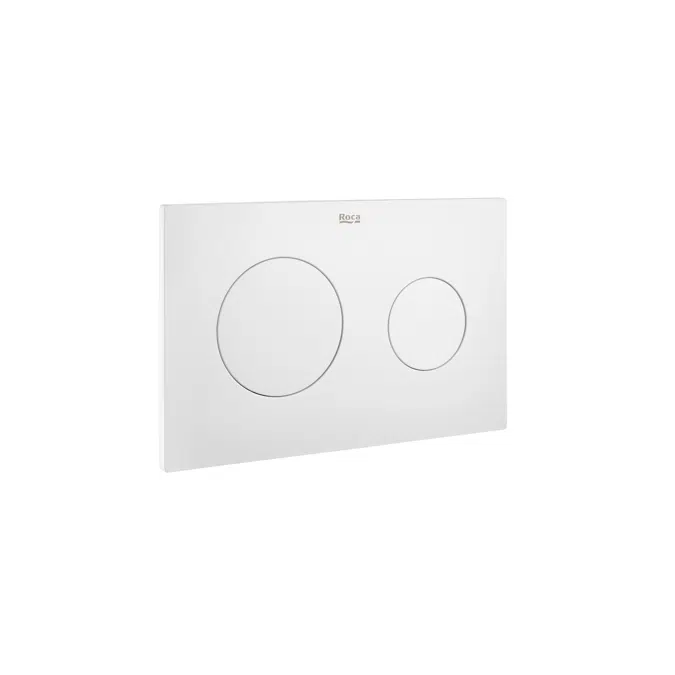 IN-WALL PL10 DUAL (ONE) - Matt finish dual flush operating plate for concealed cistern