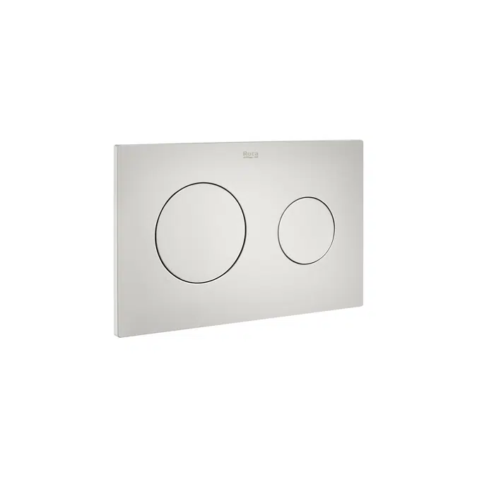 IN-WALL PL10 DUAL (ONE) - Matt finish dual flush operating plate for concealed cistern