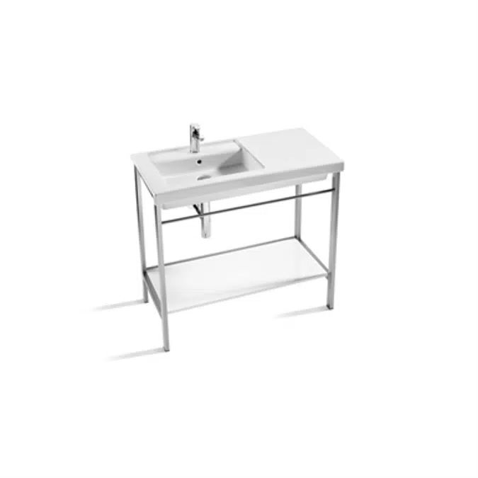 PRISMA Base structure with integrated towel rail
