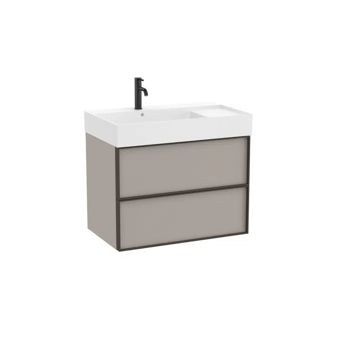 Inspira Unik (base unit with two drawers and Fineceramic® basin)