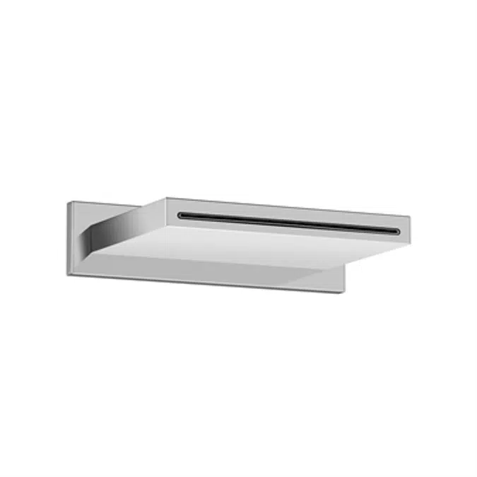 ARMANI - ISLAND Wall-mounted cascade spout.