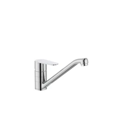 画像 Victoria Plus Kitchen sink mixer with swivel spout and flexible supply hoses