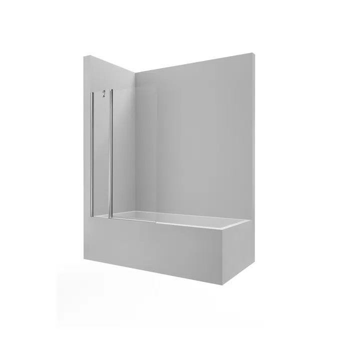 VICTORIA B1HF 1000 - Swing panel + 1 fixed panel for bath