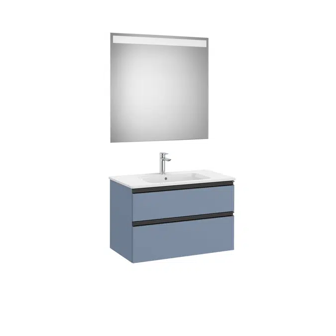 THE GAP 805 Pack (base unit 2 drawers, basin and LED mirror)