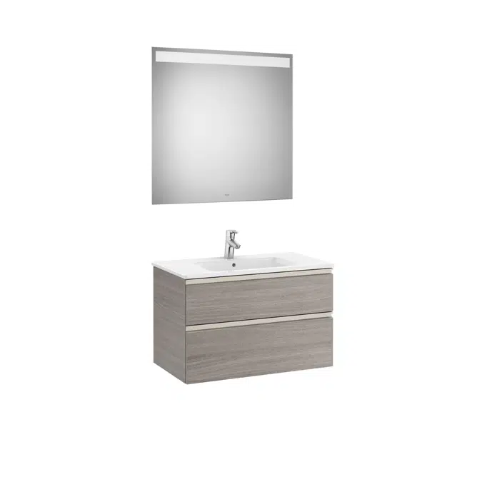 THE GAP 805 Pack (base unit 2 drawers, basin and LED mirror)