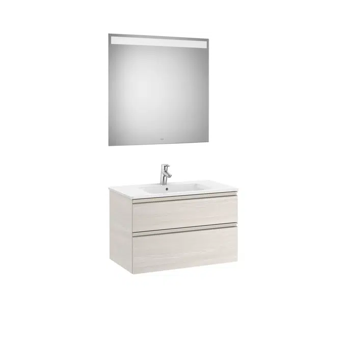 THE GAP 805 Pack (base unit 2 drawers, basin and LED mirror)