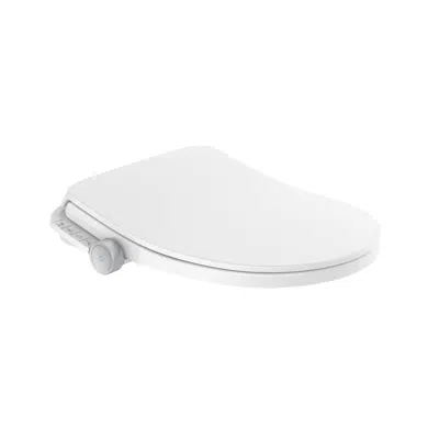 изображение для Multiclean® M4 Square Compact. Seat with washing and drying function for compact toilet. Round shape. Needs conventional water and power supply