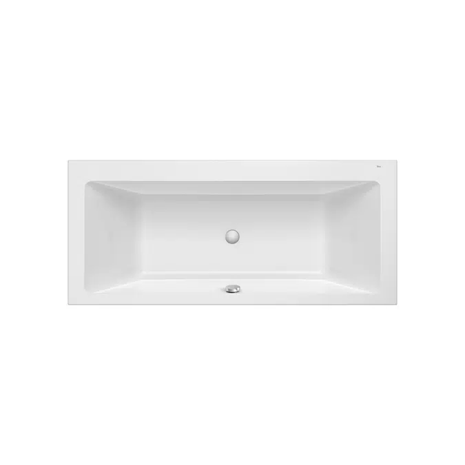 Vythos Rectangular acrylic bath - double sided