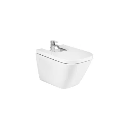 Image for The Gap Vitreous china wall-hung bidet