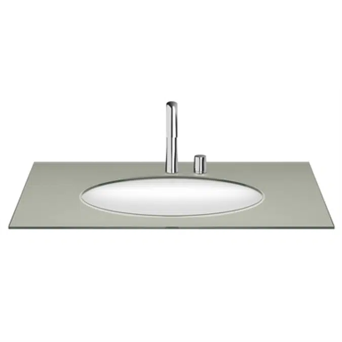 ARMANI - ISLAND Under-counter washbasin