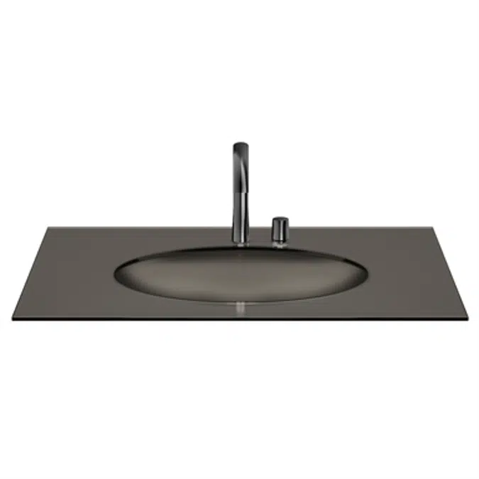 ARMANI - ISLAND Under-counter washbasin