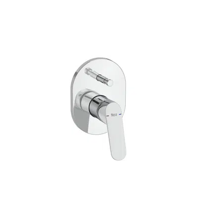 Image for ALFA Built-in bath-shower mixer with automatic diverter, 2 outlets. Built-in subset and trim plate included