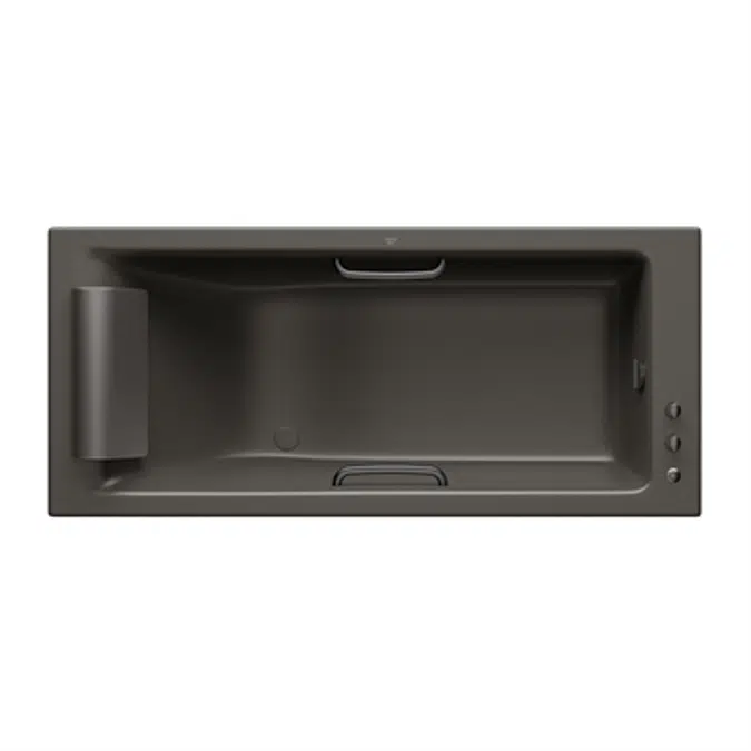 ARMANI - ISLAND Built-in 1800 x 800 mm bathtub with deck-mounted faucet