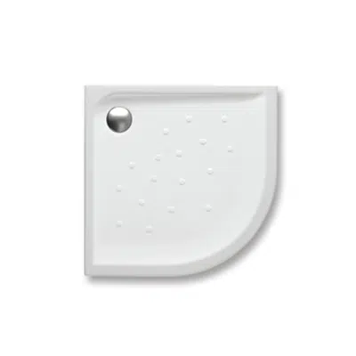 Image pour MALTA 900 Anti-slip corner shower tray